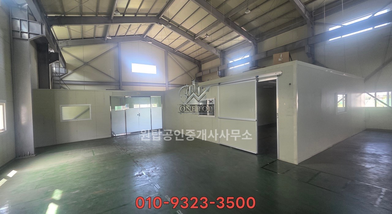양감공장임대│150평+가설천막100평│넓은 단독 마당 950평│내부 사무실│트레일러진입 가능│청북공장창고임대 사진 8