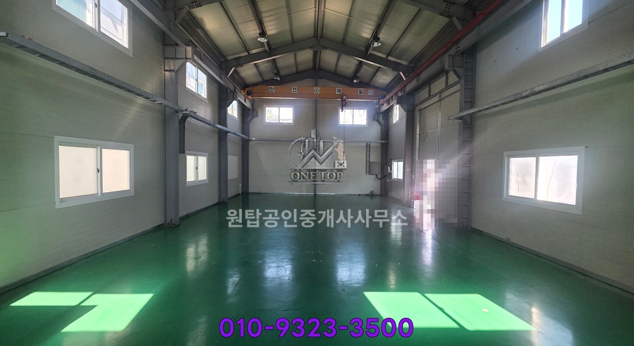 화성 금곡동 공장임대 약60평 호이스트 깨끗한 컨디션 공실 즉시입주 오산 동탄 공장창고임대 사진 5