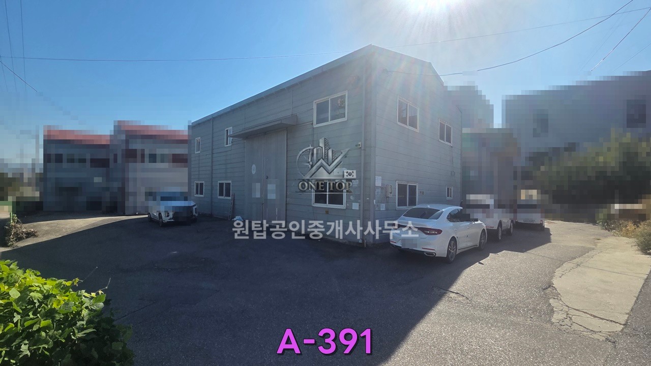 화성 금곡동(동탄신도시 오산근접) 60평 공장임대│중2층 사무실 넓게 설치된 마당여유 있는 동탄오산 창고월세